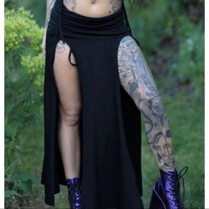 Noralina Freedom Priestess Skirt in Black